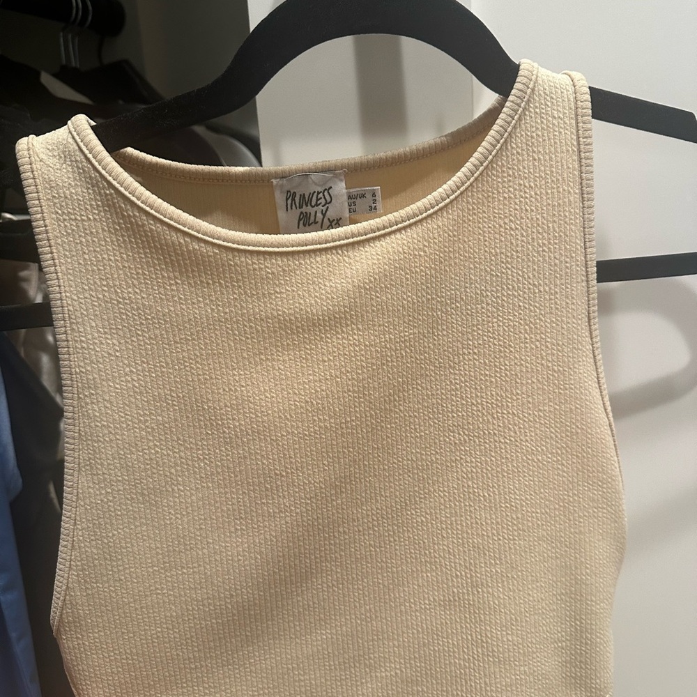 Princess Polly Cream Women's Top